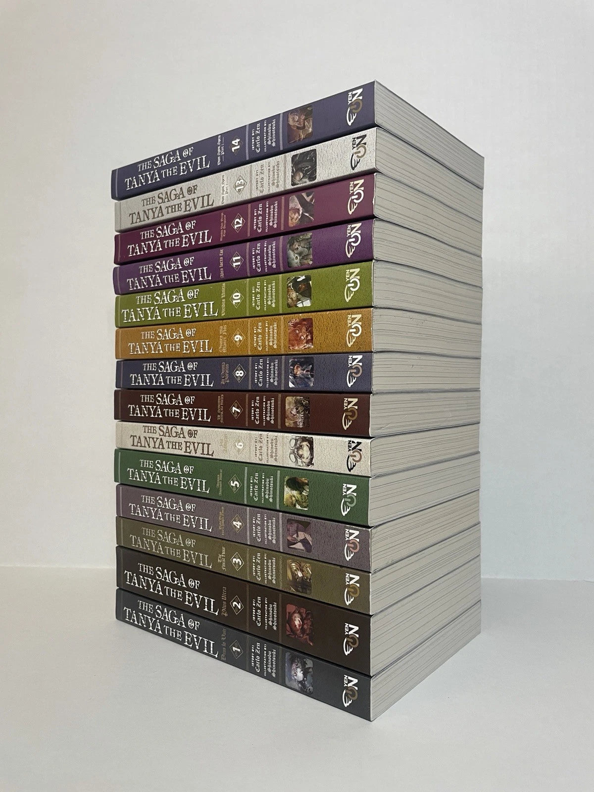 The Saga of Tanya the Evil Light Novel Volumes 1-14 Brand New English Authentic