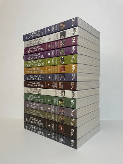 The Saga of Tanya the Evil Light Novel Volumes 1-14 Brand New English Authentic