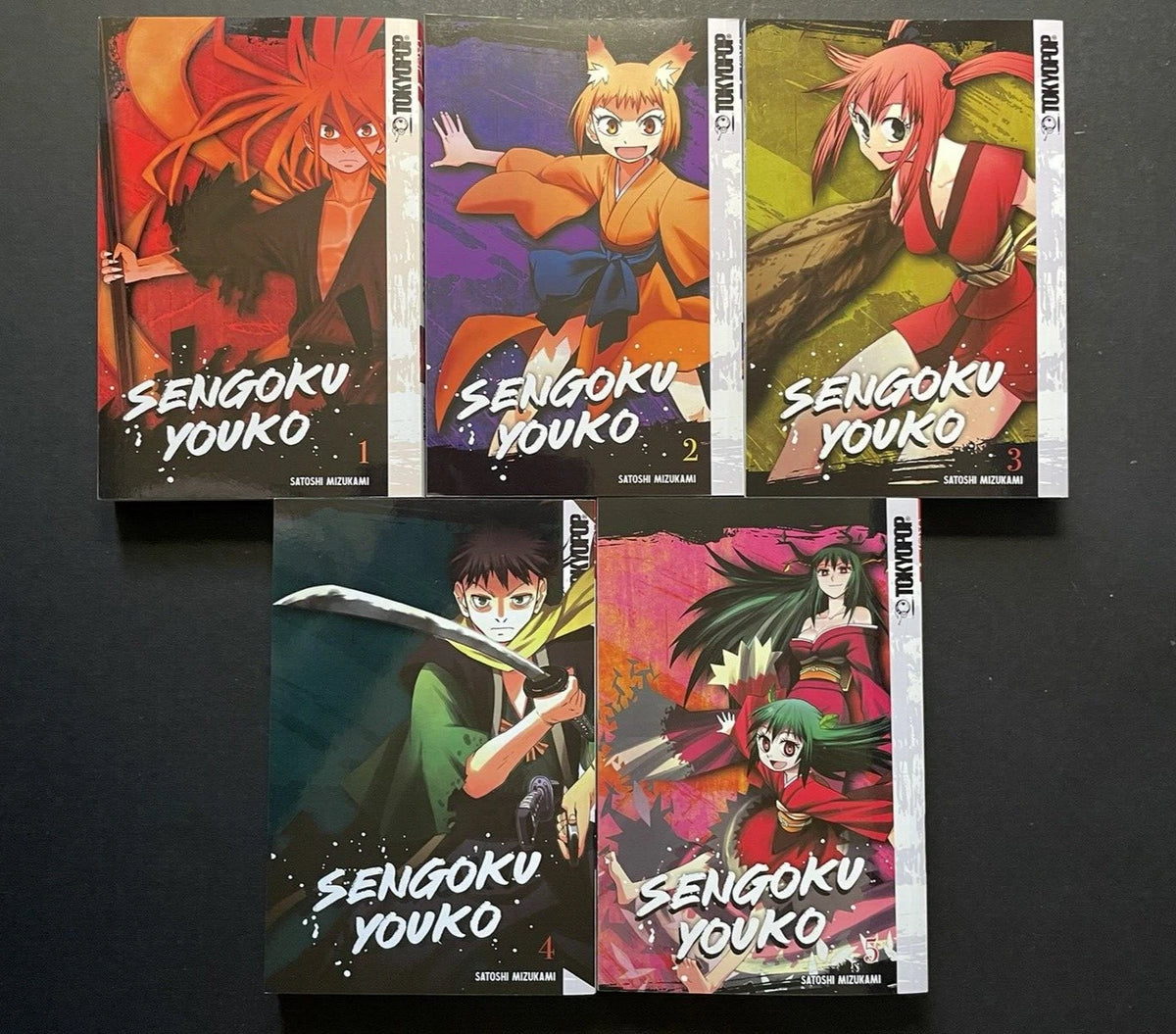 Sengoku Youko Manga Volumes 1-5 Brand New Tokyopop English