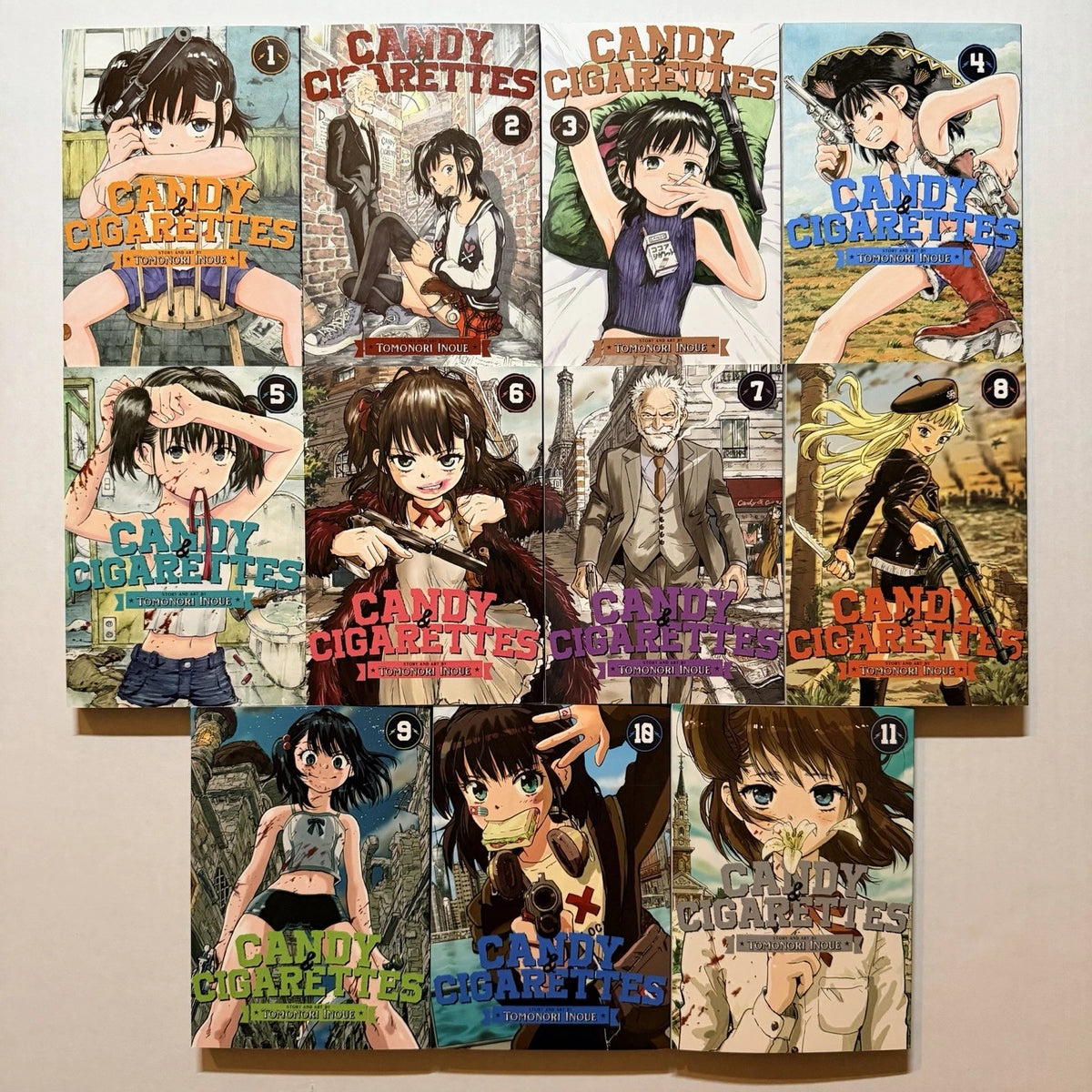 Candy and Cigarettes Manga Volumes 1-11 English Brand New Authentic Seven Seas