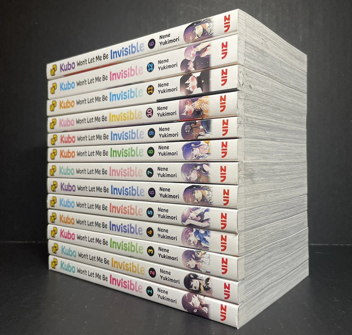 Kubo Won’t Let Me Be Invisible Manga Volumes 1-12 Brand New English Viz Media