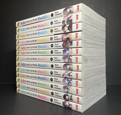 Kubo Won’t Let Me Be Invisible Manga Volumes 1-12 Brand New English Viz Media