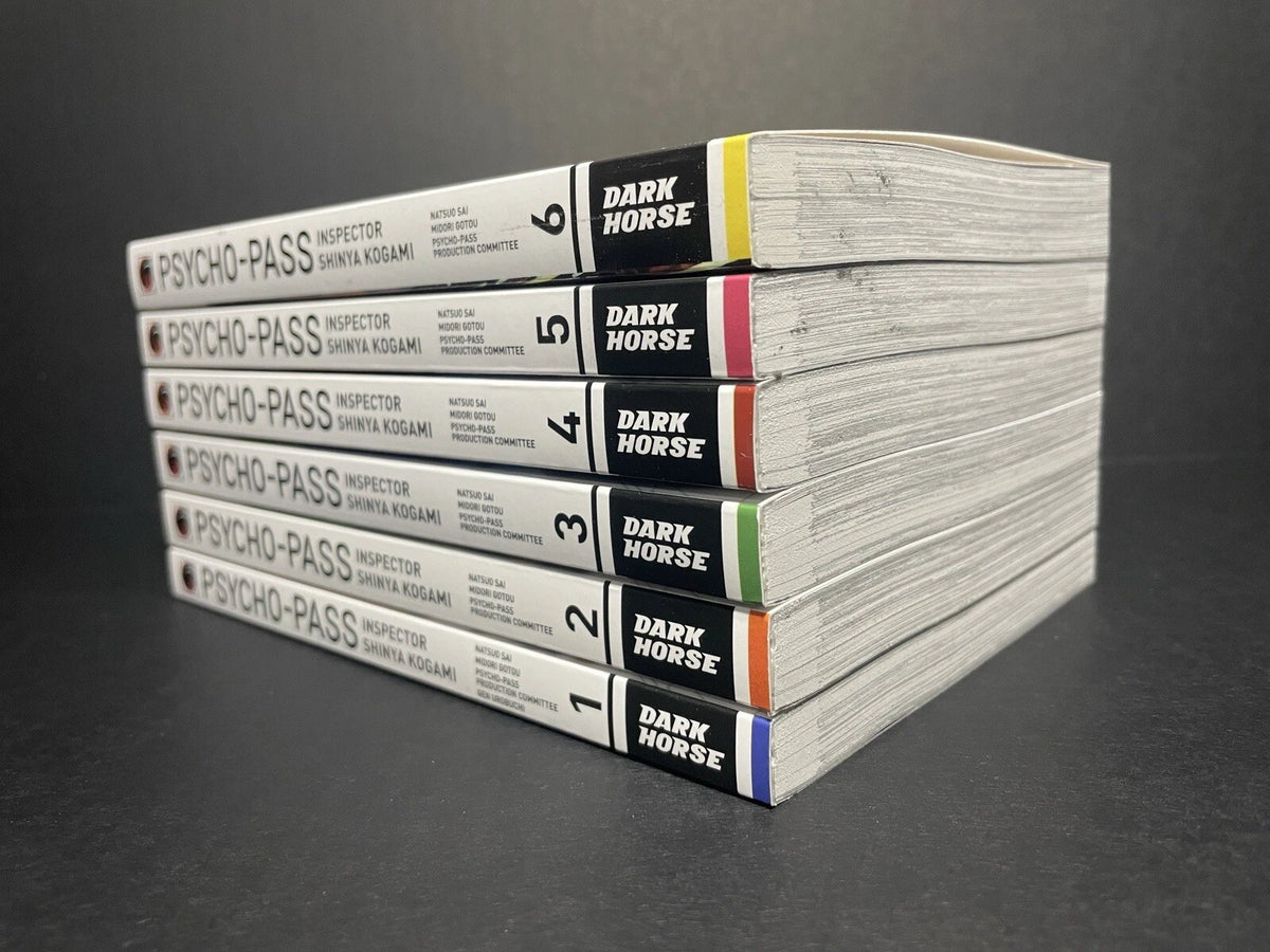 Psycho Pass Inspector Manga Volumes 1-6 Brand New Authentic Dark Horse