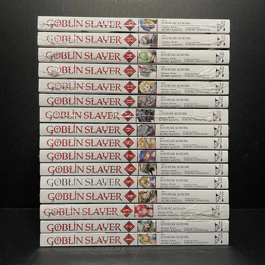 Goblin Slayer Manga Volumes 1-16 Brand New Sealed English US Authentic Yen Press