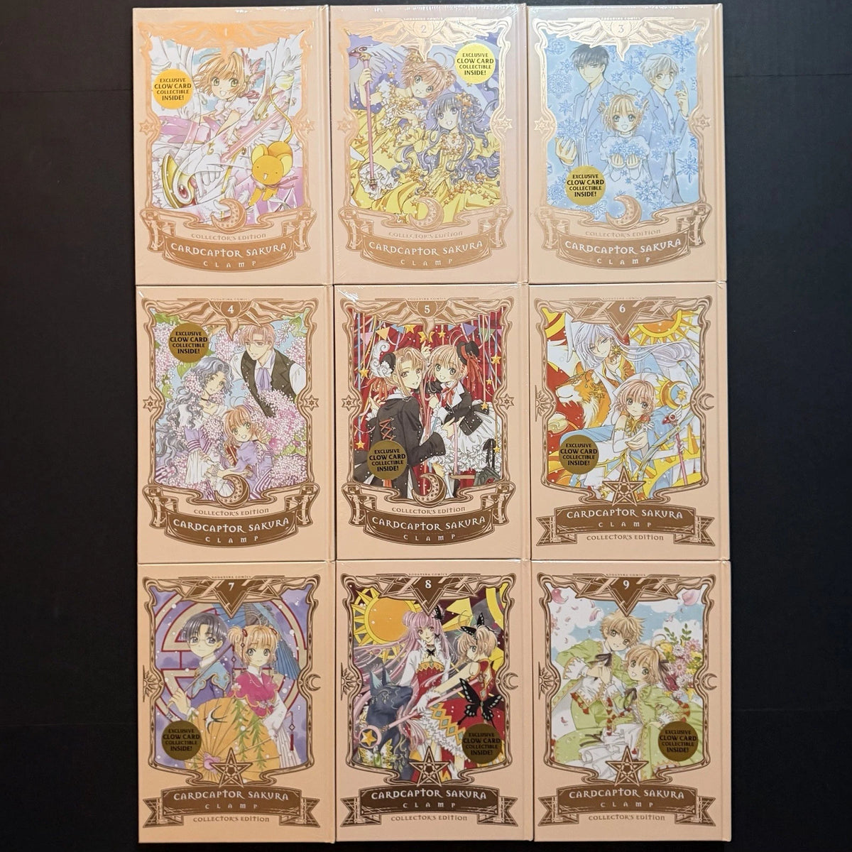 Cardcaptor Sakura Collector’s Edition Manga Hardcover Volumes 1-9 English Sealed