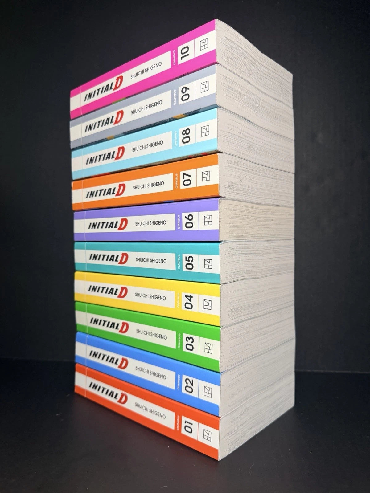 Initial D Manga Omnibus 1-10 (Includes Volumes 1-20) Brand New English Authentic