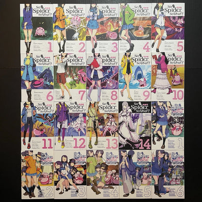 So I’m a Spider, So What? Manga Vols 1-14 + Kumoko Sisters 1-6 Brand New English