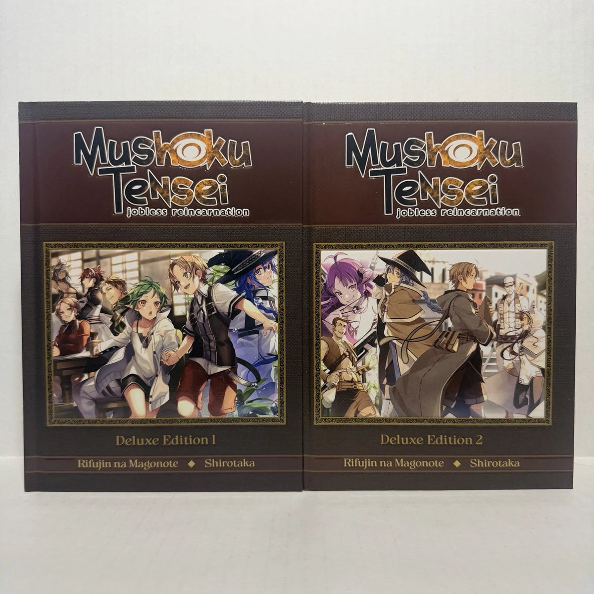 Mushoku Tensei Light Novel Deluxe Edition Volumes 1-2 New Hardcover US Authentic