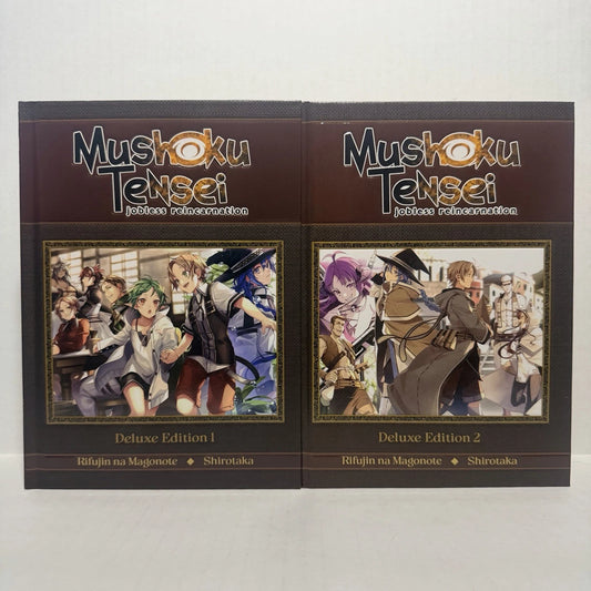 Mushoku Tensei Light Novel Deluxe Edition Volumes 1-2 New Hardcover US Authentic