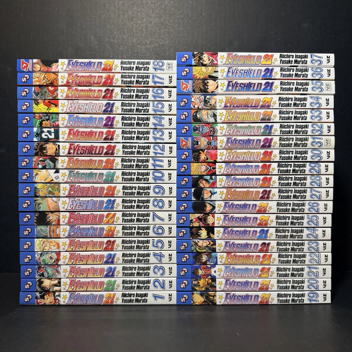Eyeshield 21 Manga Volumes 1-37 Brand New English Authentic Viz Media Complete