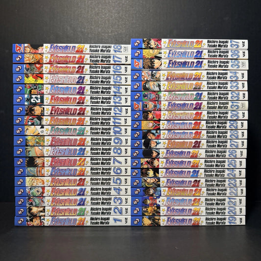 Eyeshield 21 Manga Volumes 1-37 Brand New English Authentic Viz Media Complete