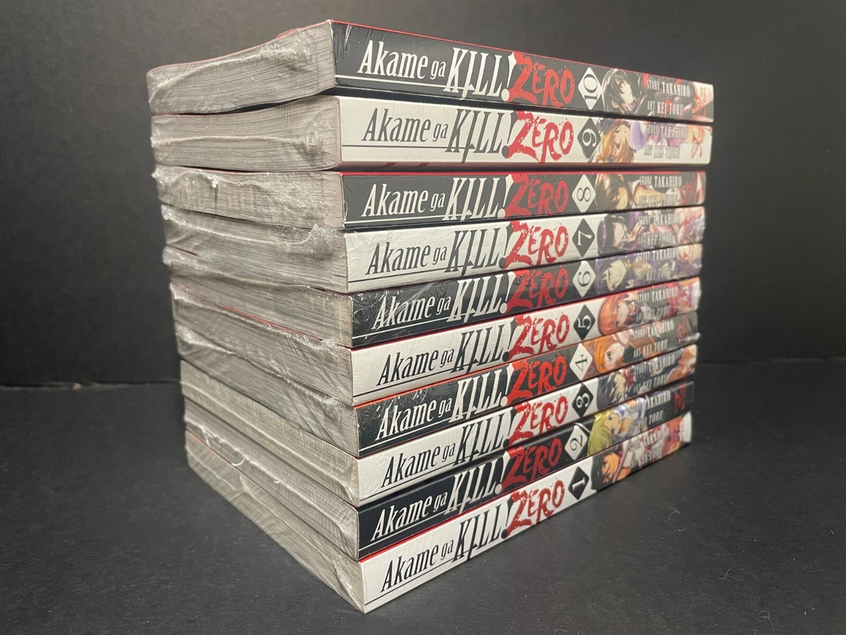 Akame Ga Kill! Zero Manga Volumes 1-10 Complete Set Brand New English Sealed