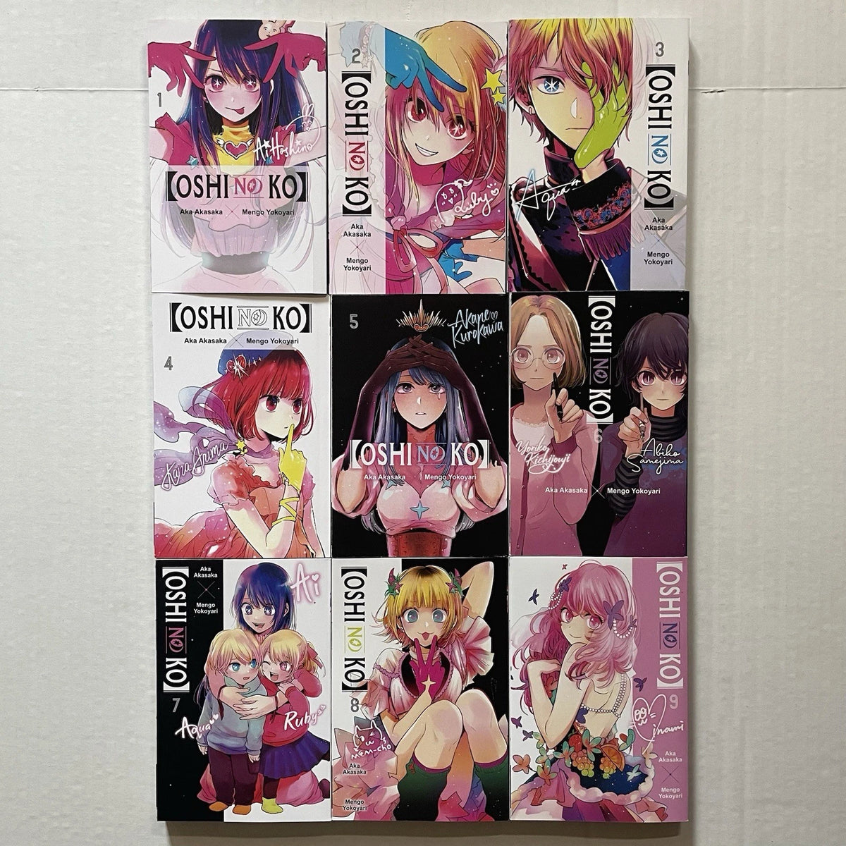 Oshi No Ko Manga Volumes 1-9 Brand New English Authentic US