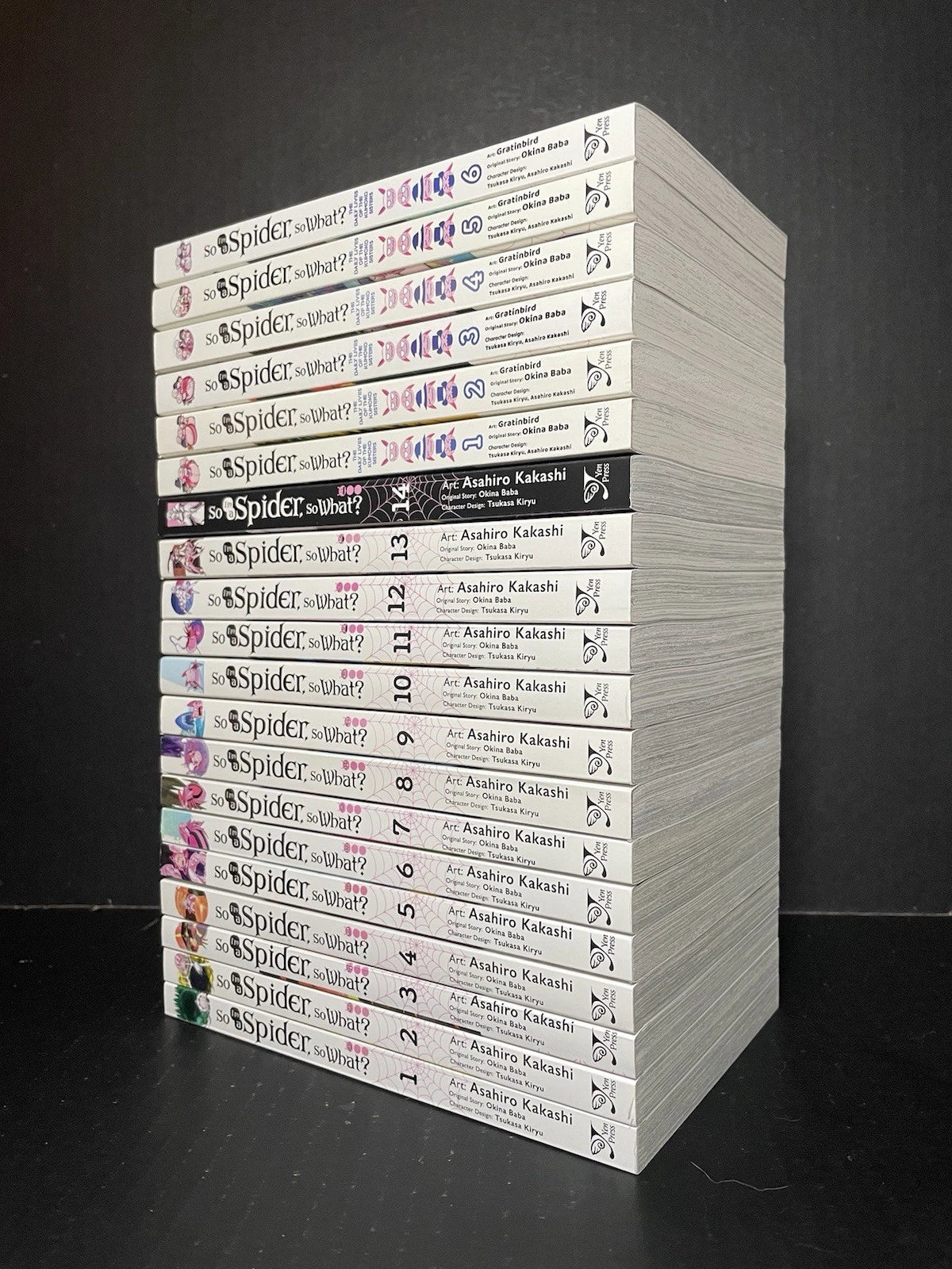 So I’m a Spider, So What? Manga Vols 1-14 + Kumoko Sisters 1-6 Brand New English