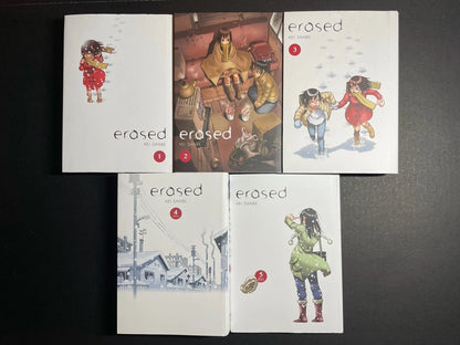 Erased Manga Hardcover Volumes 1-5 Brand New English US Authentic Yen Press
