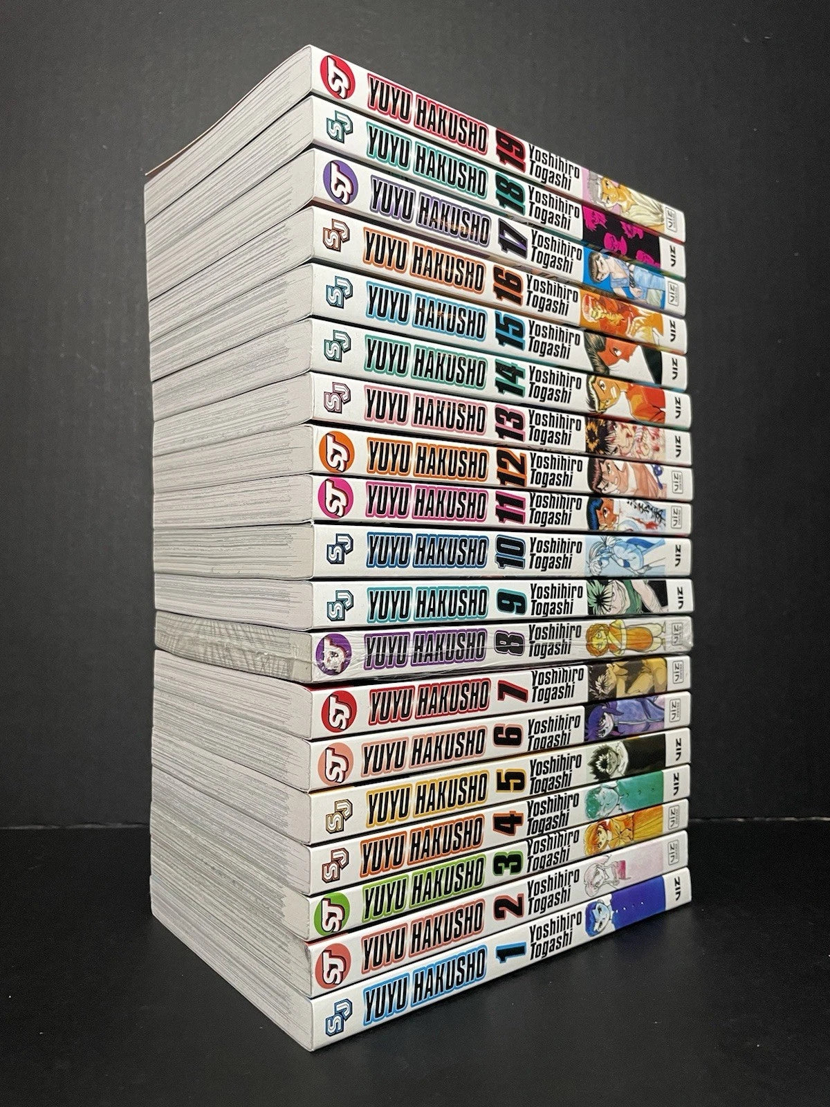YuYu Hakusho Manga Volumes 1-19 English Complete Set New Authentic Viz Media