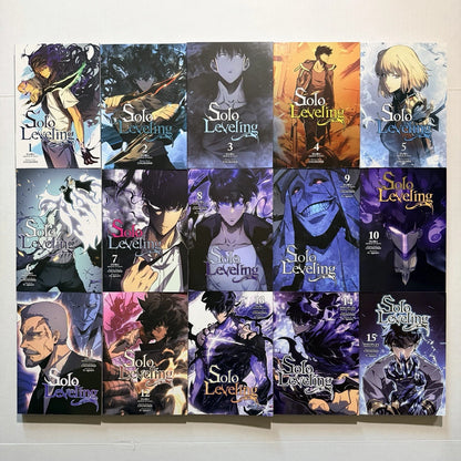 Solo Leveling Manga Manhwa Full Color Volumes 1-15 New English US Authentic