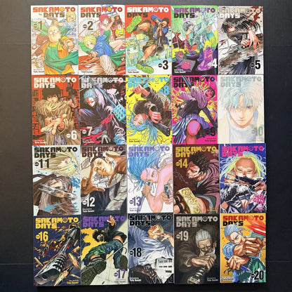 Sakamoto Days Manga Volumes 1-20 Brand New English US Authentic Viz Media