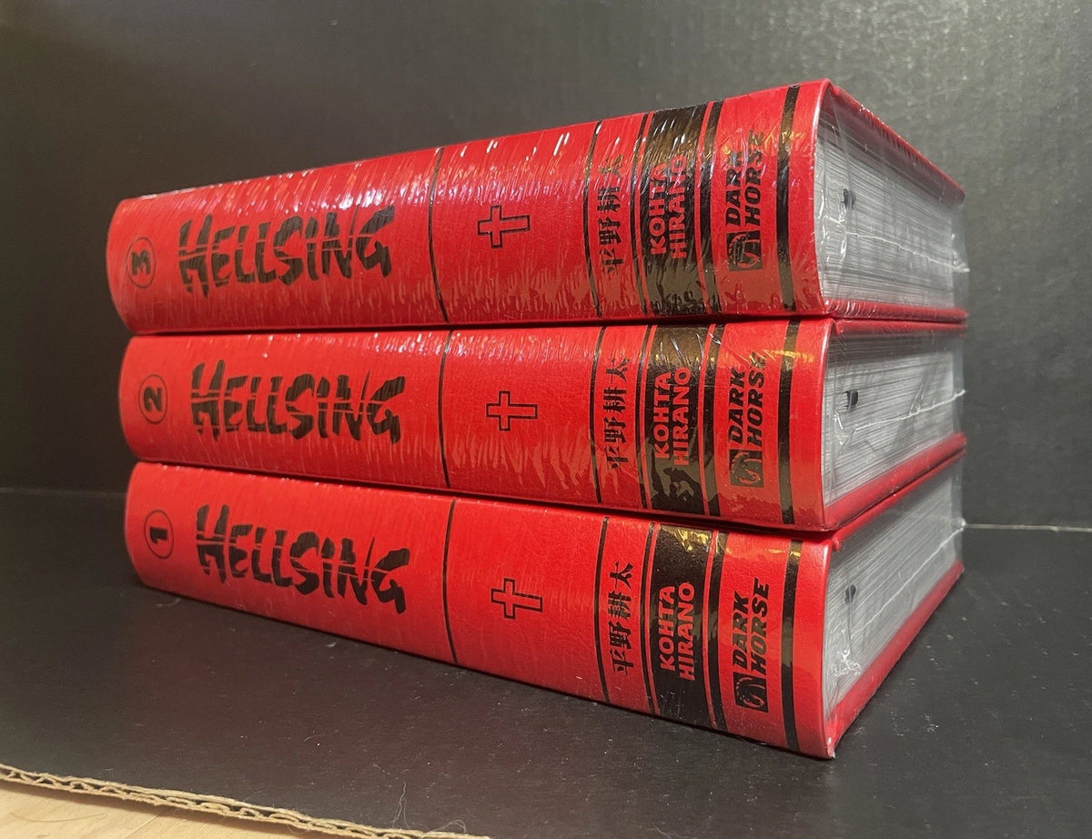 Hellsing Deluxe Edition Manga Hardcover Volumes 1-3 New Sealed English Authentic