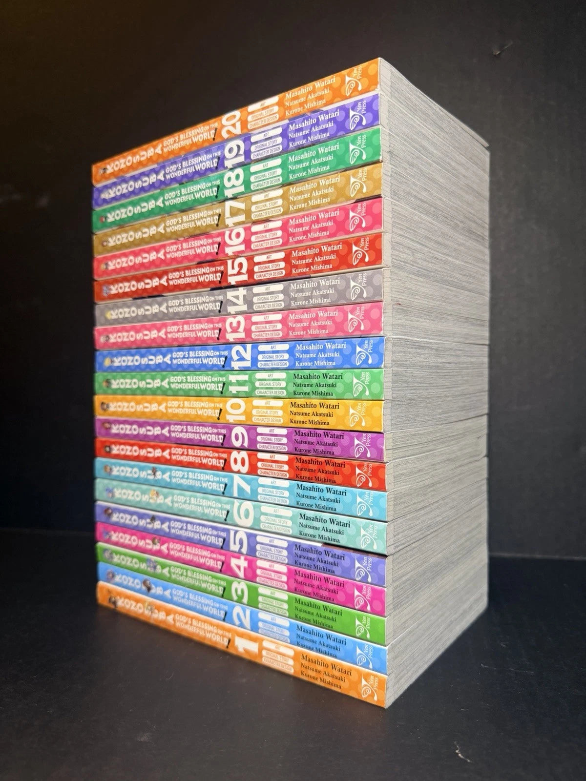 Konosuba Manga Volumes 1-20 Brand New English US Authentic Yen Press