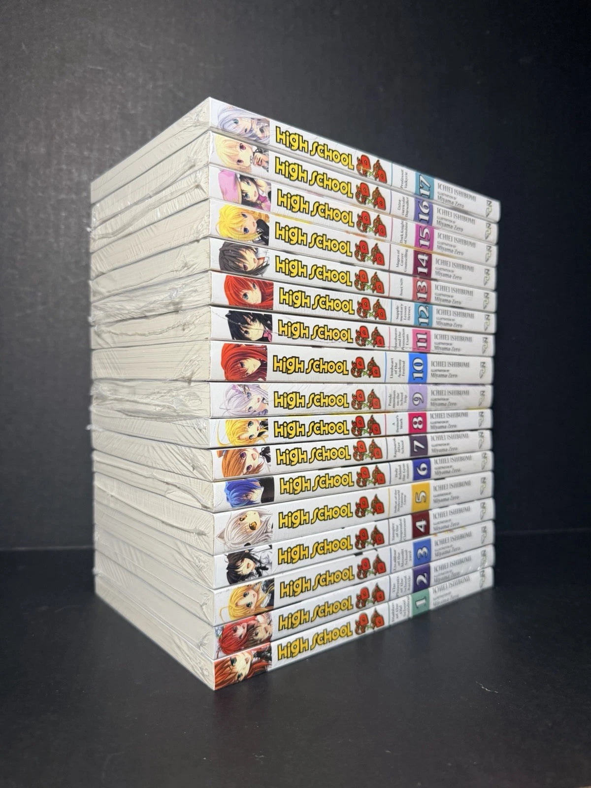 High School DxD Light Novel Volumes 1-17 Sealed Brand New US Authentic