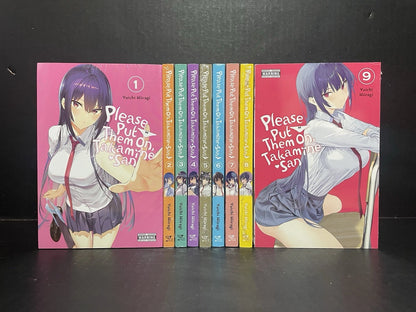 Please Put Them On, Takamine-San Manga Volumes 1-9 Brand New English Sealed