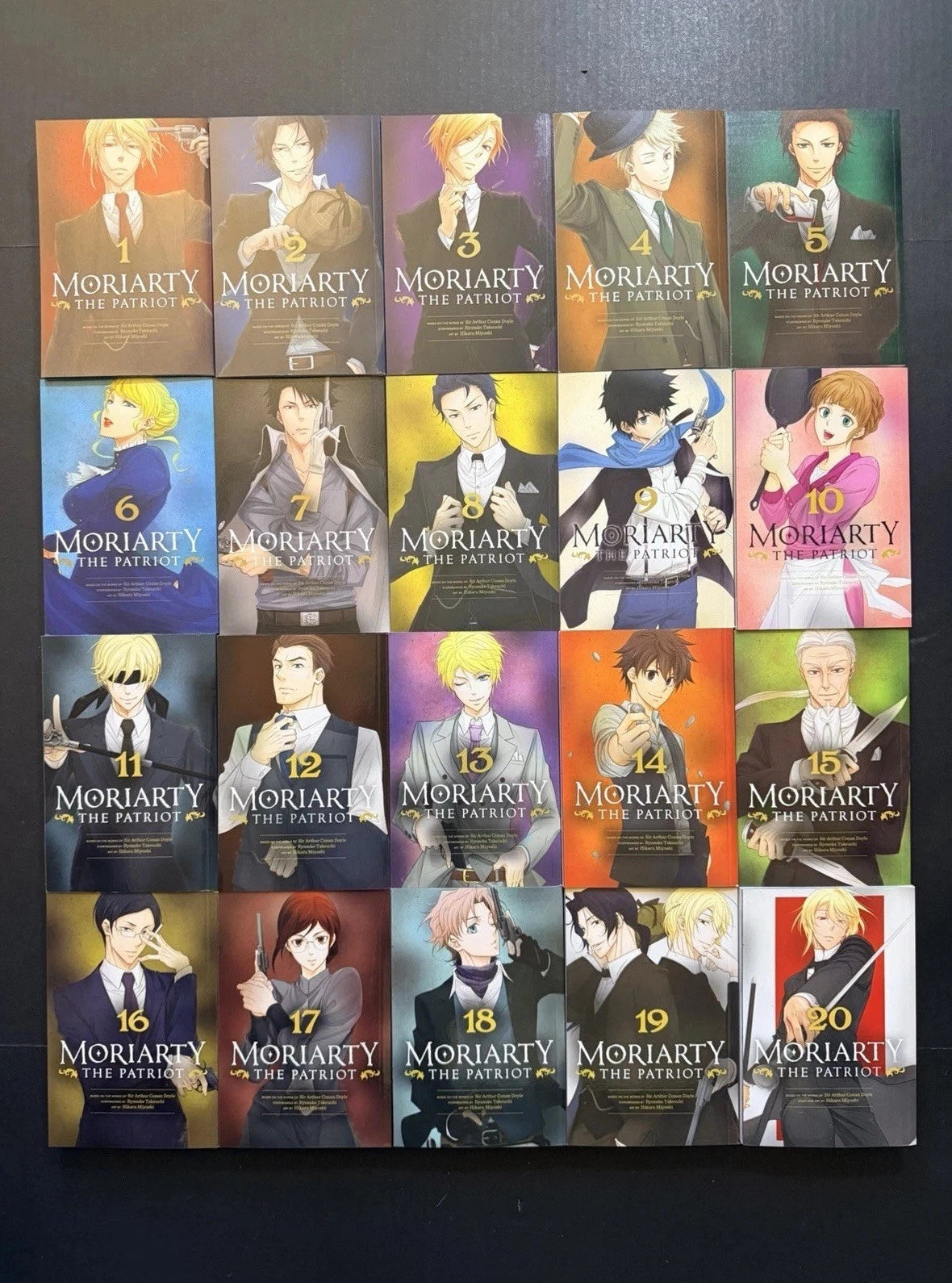 Moriarty The Patriot Manga Volumes 1-20 Brand New English Authentic US Viz Media