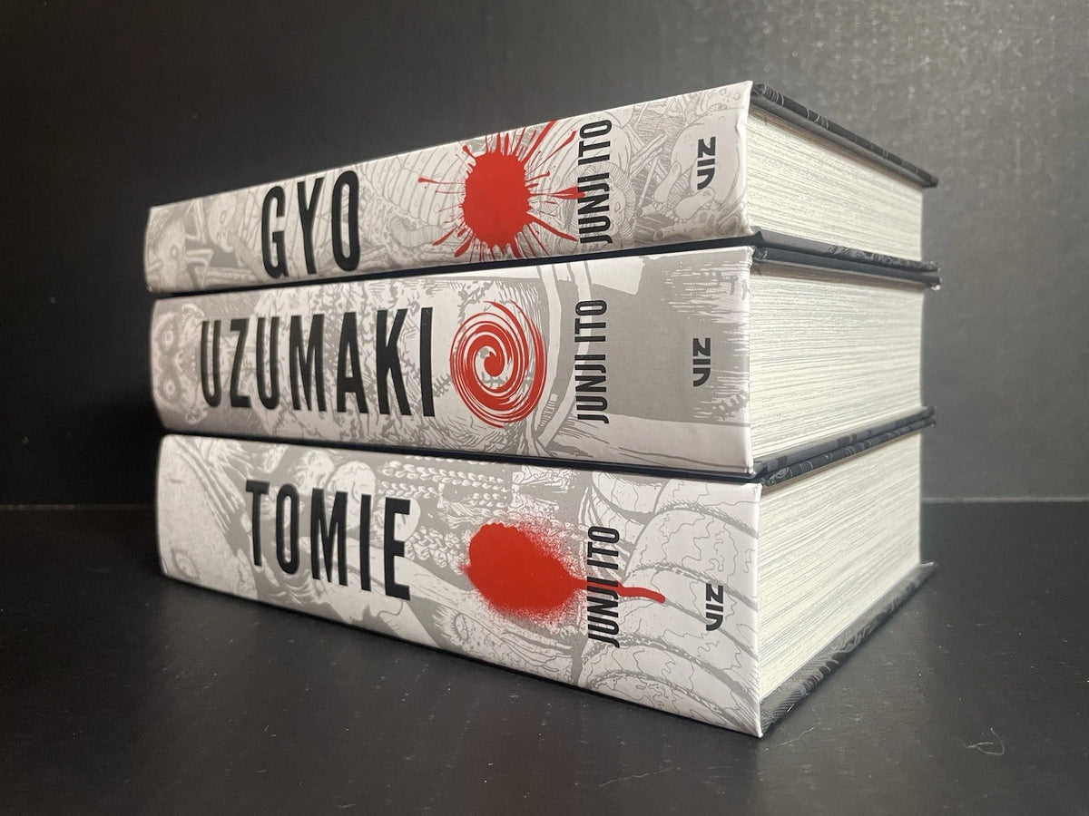 Gyo, Tomie, and Uzumaki Manga Junji Ito Bundle New Hardcover English Viz Media