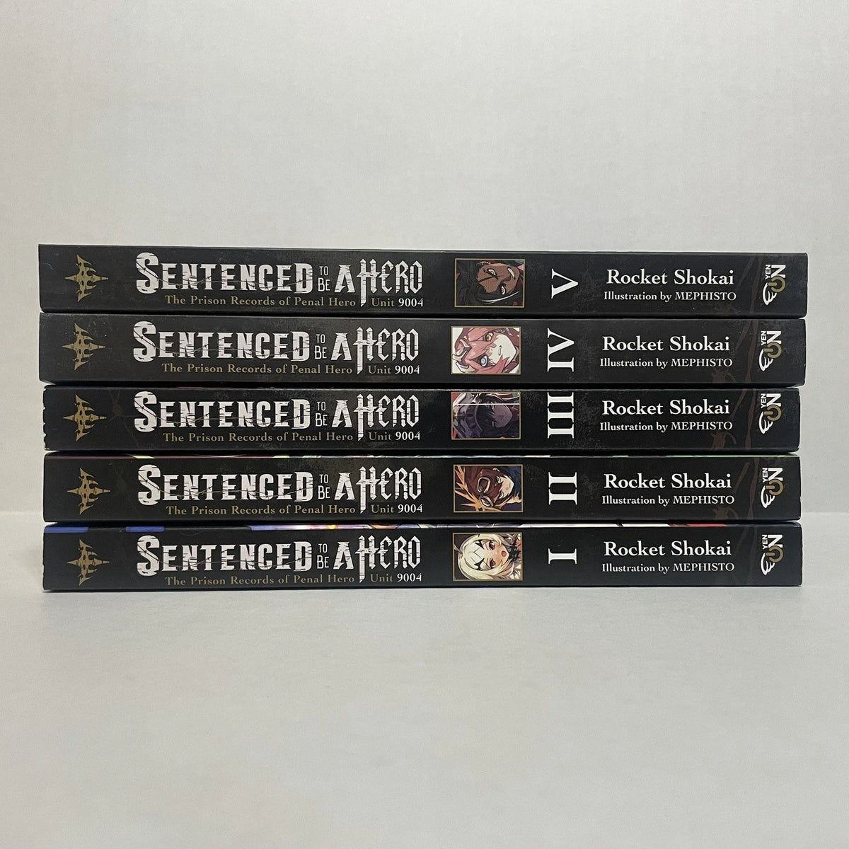 Sentenced to Be A Hero Light Novel Volumes 1-5 Brand New English US Authentic
