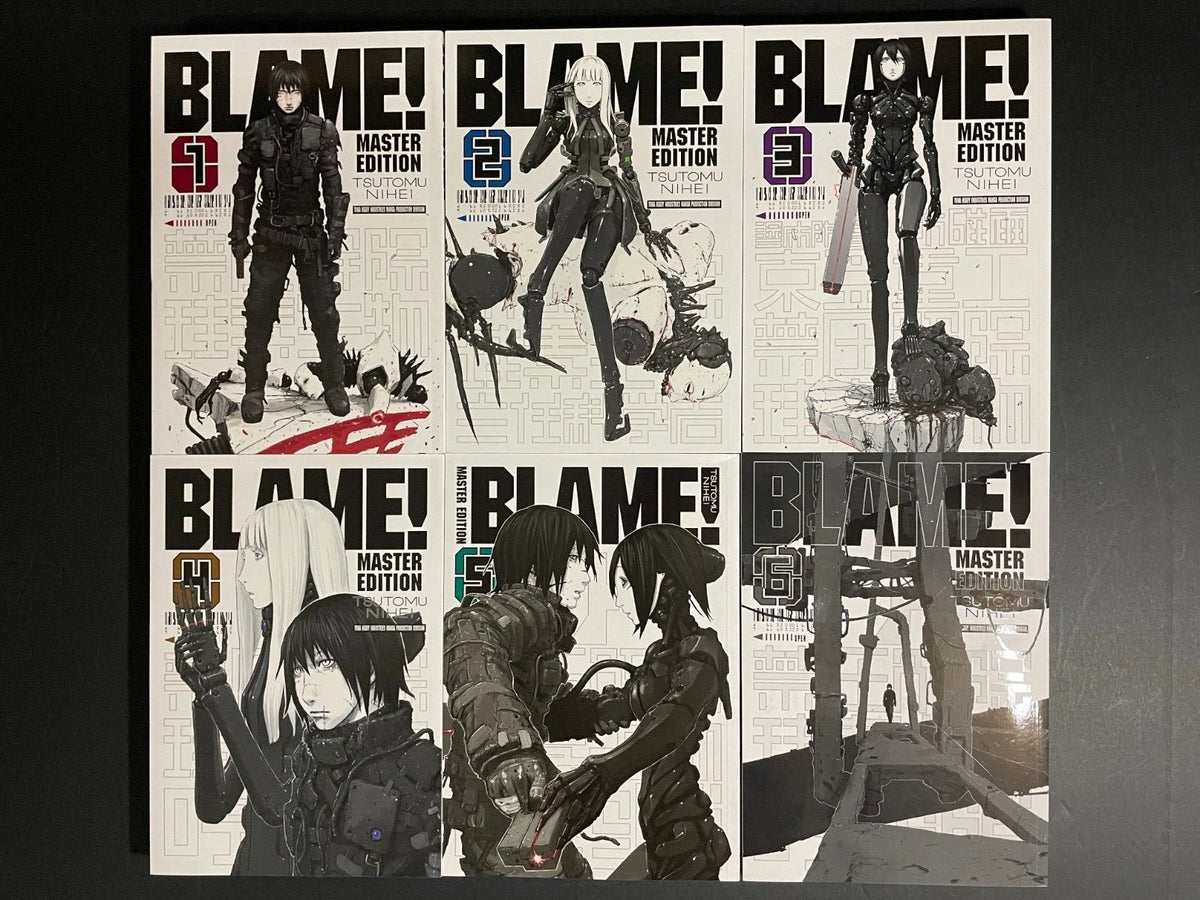 Blame! Master Edition Manga Volumes 1-6 Complete Set English New US Authentic