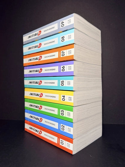 Initial D Manga Omnibus 1-9 (Includes Volumes 1-18) Brand New English Authentic