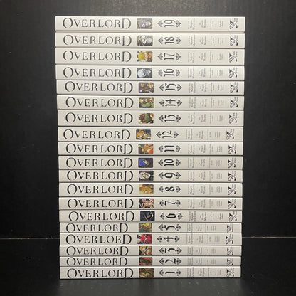Overlord Manga Volumes 1-19 Brand New US Authentic Yen Press English