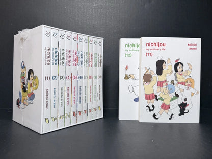 Nichijou 15th Anniversary Manga Box Set Volumes 1-10 + Volumes 11-12 English US