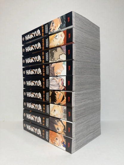 Haikyu!! Haikyuu!! Manga Omnibus Volumes 1-27 English New US Authentic Viz Media