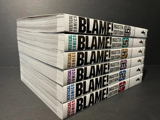 Blame! Master Edition Manga Volumes 1-6 Complete Set English New US Authentic