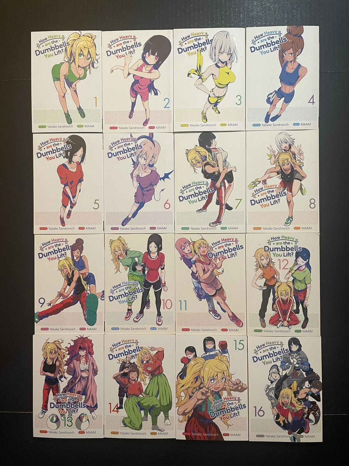 How Heavy Are The Dumbbells You Lift? Manga Volumes 1-16 New English Authentic