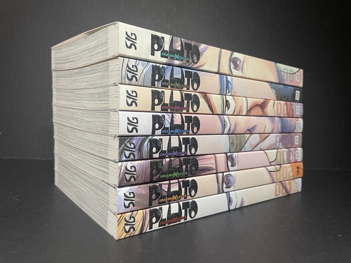 Pluto Manga Volumes 1-8 English New Authentic Viz Media Urasawa x Tezuka