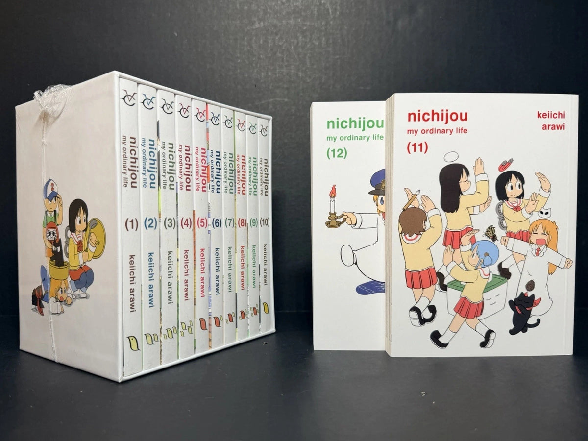 Nichijou 15th Anniversary Manga Box Set Volumes 1-10 + Volumes 11-12 English US
