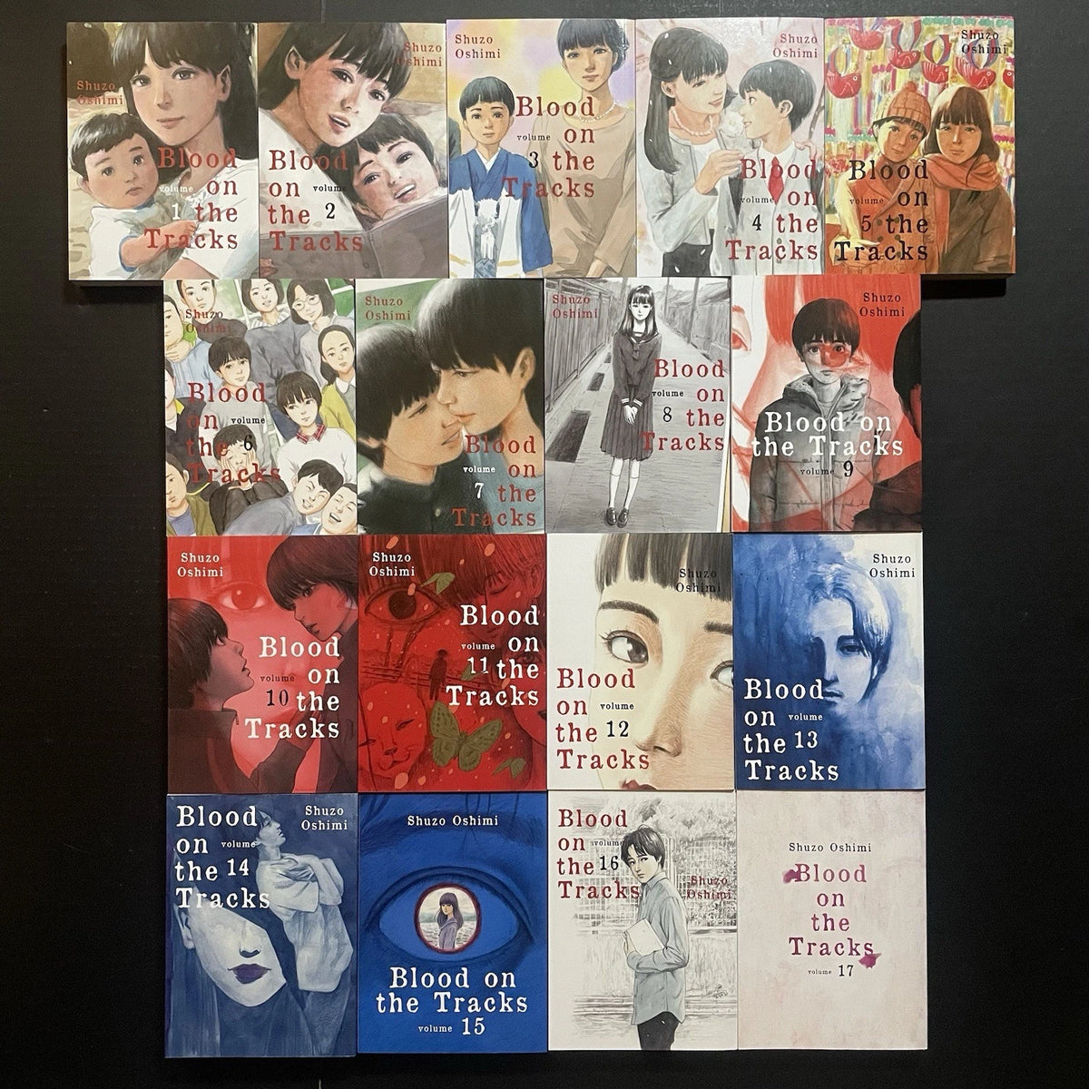 Blood on the Tracks Manga Volumes 1-17 Brand New English US Authentic