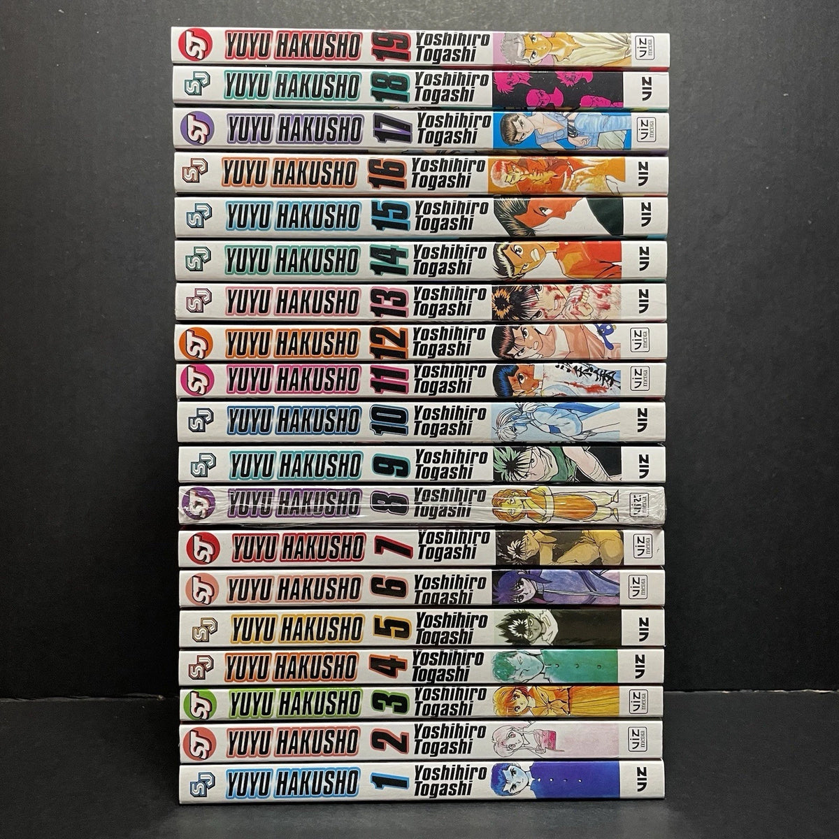 YuYu Hakusho Manga Volumes 1-19 English Complete Set New Authentic Viz Media