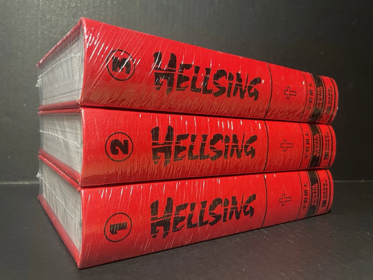 Hellsing Deluxe Edition Manga Hardcover Volumes 1-3 New Sealed English Authentic