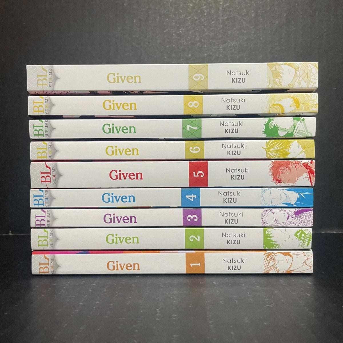 Given Manga Volumes 1-9 BL Brand New English Authentic