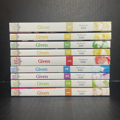 Given Manga Volumes 1-9 BL Brand New English Authentic