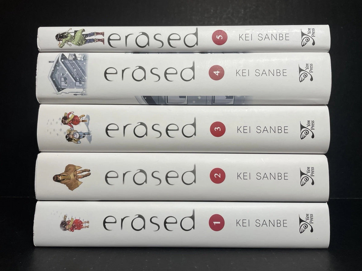Erased Manga Hardcover Volumes 1-5 Brand New English US Authentic Yen Press