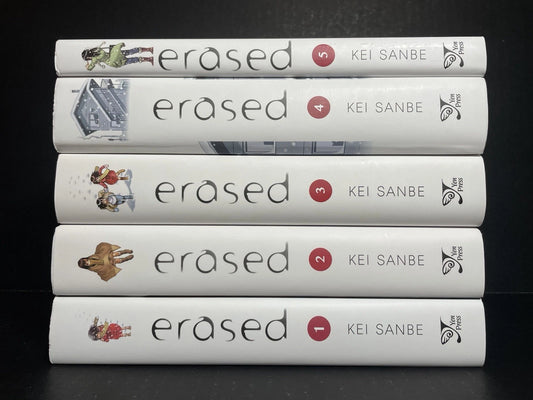 Erased Manga Hardcover Volumes 1-5 Brand New English US Authentic Yen Press