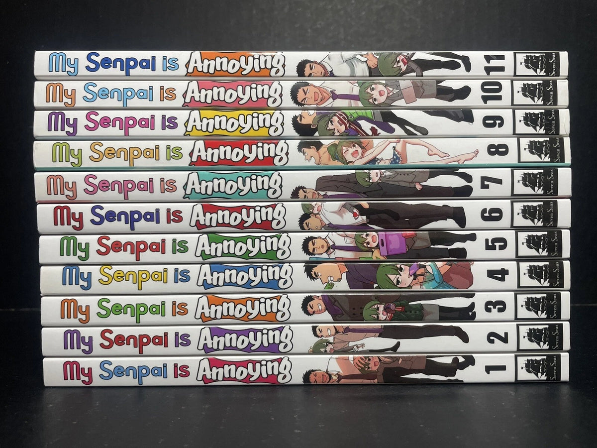 My Senpai Is Annoying Manga Volumes 1-11 Brand New English Authentic Seven Seas
