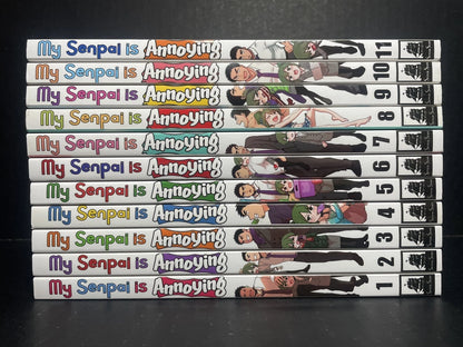 My Senpai Is Annoying Manga Volumes 1-11 Brand New English Authentic Seven Seas