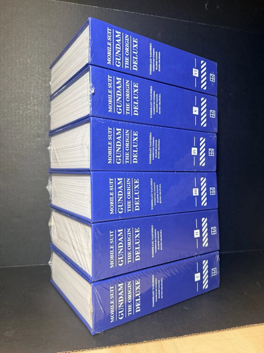 Mobile Suit Gundam: THE ORIGIN Deluxe Manga Volumes 1-6 Hardcover English Sealed