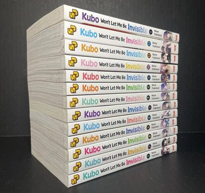 Kubo Won’t Let Me Be Invisible Manga Volumes 1-12 Brand New English Viz Media