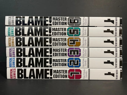 Blame! Master Edition Manga Volumes 1-6 Complete Set English New US Authentic